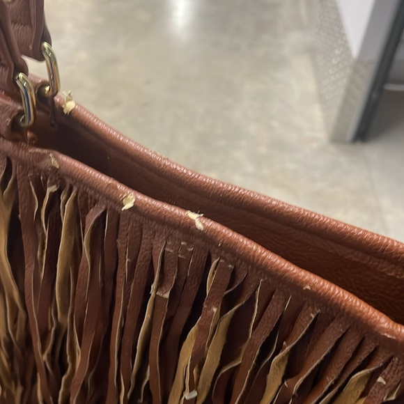 Steve Madden Fringe Tote Fair Condition - Picture 7 of 8